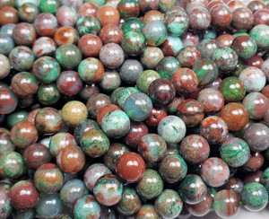 6mm Australian Eclogite Smooth Round Beads