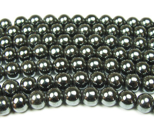 14mm Iron Gray Hematite Smooth Round Beads 14mm Iron Gray Hematite Smooth Round Beads