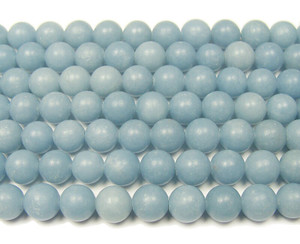 7.2mm Angelite Round Beads