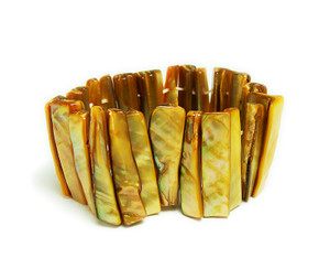 7 Inches Golden Stretch Bracelet