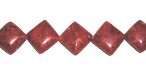 12x12mm 28 Beads Sponge Coral Puffed Diamond Beads