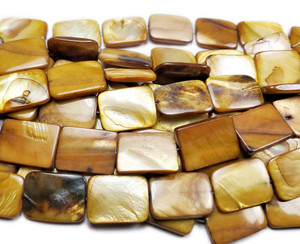 15x20mm Brown Mother Of Pearl Rectangle Beads 15x20mm Brown Mother Of Pearl Rectangle Beads