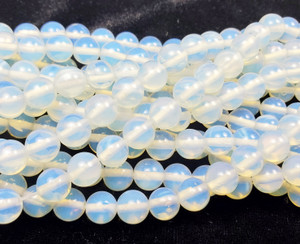 14mm 14.5 Inches Opalite Round Beads
