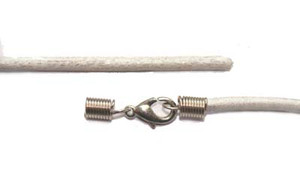 3mm Thick 20 Inches White Leather Cord 3mm Thick 20 Inches White Leather Cord