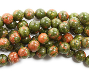 6mm Unakite Round Beads 6mm Unakite Round Beads