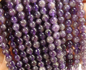 12mm Amethyst Round Beads