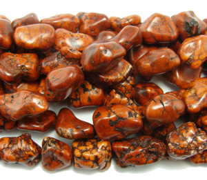 13x18mm-15x20mm 16 Inches Chocolate Howlite Free-Form Nuggets