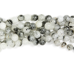 8mm Rutilated Quartz Round Beads 8mm Rutilated Quartz Round Beads