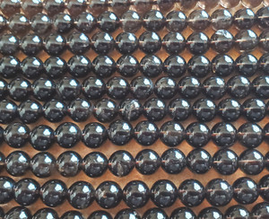 8.2mm Natural Smoky Quartz Round Beads