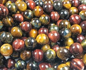 8mm 15.5 Inches Multi Tiger Eye Round Beads 8mm 15.5 Inches Multi Tiger Eye Round Beads