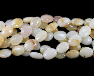 10x13mm Yellow Jade Oval Beads 10x13mm Yellow Jade Oval Beads