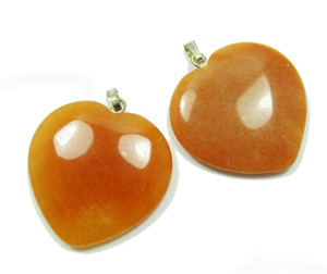 25x25mm Priced Per 3 Pendants Red Aventurine Heart Pendant With Bail 25x25mm Priced Per 3 Pendants Red Aventurine Heart Pendant With Bail