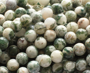 12mm Tree Agate Round Beads