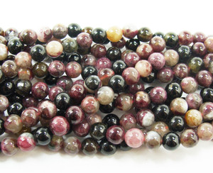 5.5mm Tourmaline Round Beads 5.5mm Tourmaline Round Beads