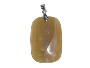 30x45mm Agate Faceted Rectangle Pendant 30x45mm Agate Faceted Rectangle Pendant
