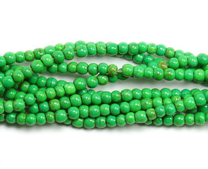 6mm Green Howlite Glossy Round Beads 6mm Green Howlite Glossy Round Beads