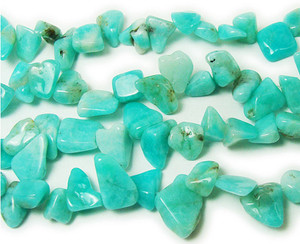 8x10 - 10x12mm Amazonite Flat Free-Form Beads