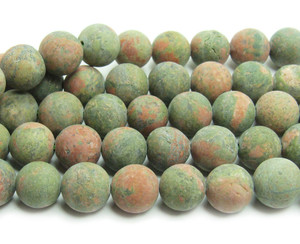 Unakite matte round beads Unakite matte round beads