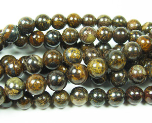 10mm 15.5 Inches Bronzite Smooth Round Beads 10mm 15.5 Inches Bronzite Smooth Round Beads