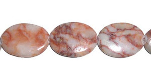17x24mm 16 Beads Light Brown Spot Jasper Oval Beads 17x24mm 16 Beads Light Brown Spot Jasper Oval Beads