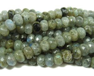 Labradorite faceted rondelle beads (5x8mm,15.5 inches) Labradorite faceted rondelle beads (5x8mm,15.5 inches)