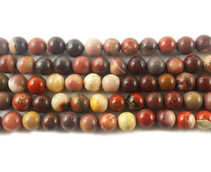 6mm Mookaite Jasper Round Beads