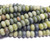5x8mm Taiwan Green Jade Matte Rondelle Beads
