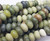 5x8mm Taiwan Green Jade Matte Rondelle Beads