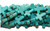 15x20mm 16" Strand Turquoise Blue Howlite Cross Beads