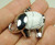 28x35mm White Howlite Large Elephant Pendant