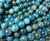 10mm 15.5 Inches Natural Blue Apatite Smooth Round Beads