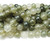 Green rutilated quartz smooth round beads Green rutilated quartz smooth round beads