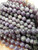 6mm Lepidolite Purple Faceted Round Beads