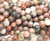 6mm Cherry Flower Jasper Round Beads