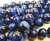 12mm Blue Tiger Eye Smooth Round Beads