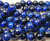 12mm Blue Tiger Eye Smooth Round Beads