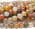 8mm Multi/Rainbow Rutilated Quartz Smooth Round Beads