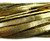 6x1mm Light Gold Hematite Matte V-Shaped Arrow Beads