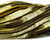 6x1mm Light Gold Hematite Matte V-Shaped Arrow Beads