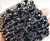 5x6mm One Foot Black Glass Beads With Iron Gray Chain