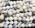 7mm Australian White Opal Smooth Round Beads