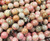 8mm Mongolian Rhodonite Smooth Round Beads 8mm Mongolian Rhodonite Smooth Round Beads