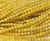 4mm Gold Jade Faceted Round Beads