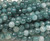 6mm Moss Jade Faceted Round Beads