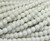 6mm Pure White Jade Faceted Round Beads