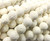 10mm White Lava Round Beads 10mm White Lava Round Beads