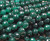 10mm Dark Sea Green Jade Faceted Round Beads