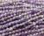 4mm Finely Cut Amethyst Faceted Round Beads