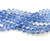 4x6mm 100 Beads 17.5" Sapphire Blue Glass Faceted Rondelle Beads