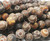 10mm Antiqued Brown Tibetan Dzi Style Third Eye Beads